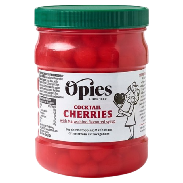Opies Cocktail Cherries with Maraschino Flavoured Syrup 1.15kg catering pack