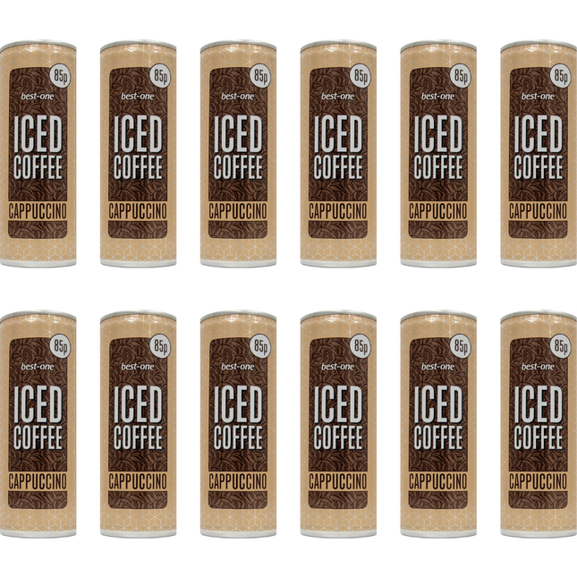 Best In Iced Coffee Cappuccino 12 x 250ml cans ready to drink wholesale iced coffee
