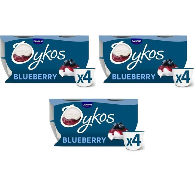 OYKOS Blueberry Greek Yogurt Pots 12 x 110g | Wholesale Catering Yogurt