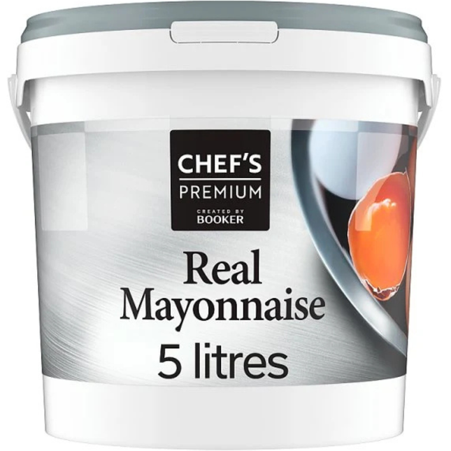 Chef's Premium Real Mayonnaise 5 litre catering container for wholesale foodservice and professional kitchens