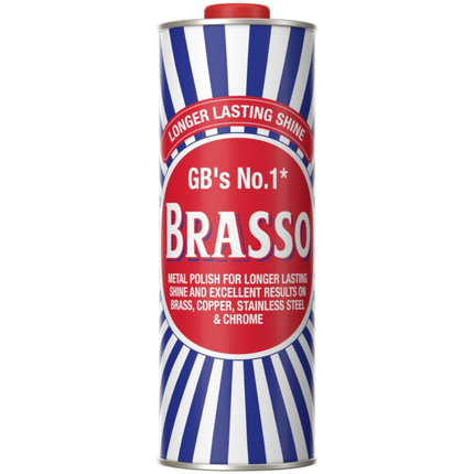Brasso Metal Polish 1 litre container for cleaning and polishing suitable brass and metal surfaces