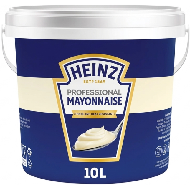Heinz Professional Mayonnaise 10 litre catering container for wholesale foodservice and professional kitchens.