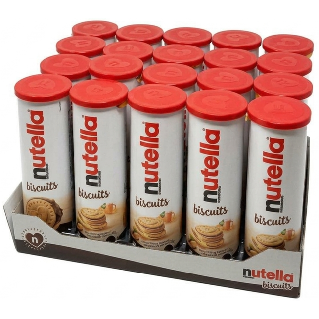 Nutella Filled Biscuits 20 x 166g | Bulk Nutella Biscuit Tubes