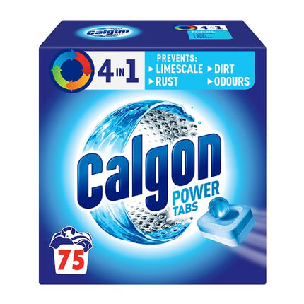 Calgon Tablets 75 Tabs | 4 in 1 Washing Machine Protection