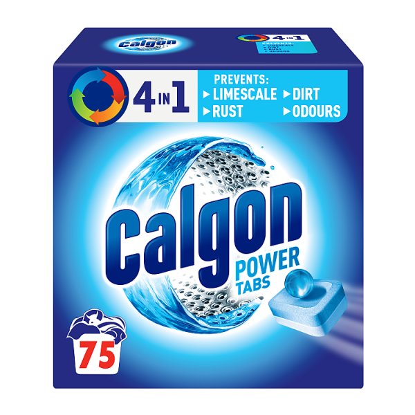 Calgon Tablets 75 Tabs | 4 in 1 Washing Machine Protection