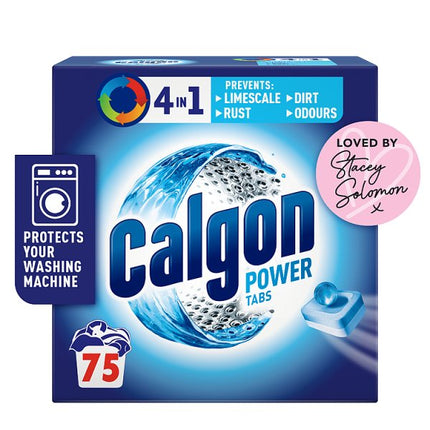 Calgon Tablets 75 Tabs | 4 in 1 Washing Machine Protection