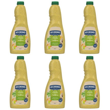 Classic Dressing | Hellmann's Case of 6 x 1 Litre