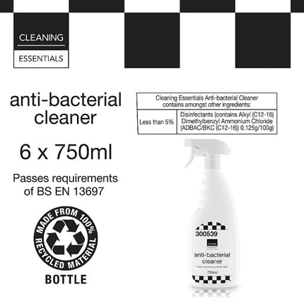 Cleaning Essentials Anti-Bacterial Cleaner 6 x 750ml