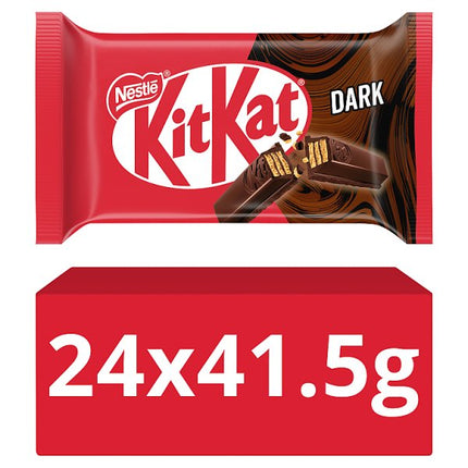 Dark Chocolate Kit Kat 4 Finger Chocolate Bar 24 x 41.5g
