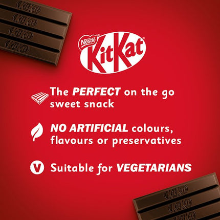 Dark Chocolate Kit Kat 4 Finger Chocolate Bar 24 x 41.5g