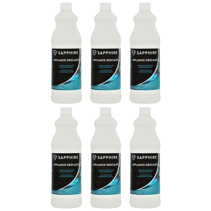 Descaler - Sapphire Appliance Descaler 6 x 1L Professional Limescale Remover