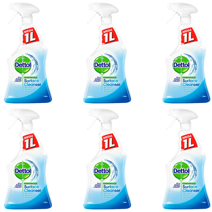 Dettol Antibacterial Surface Cleanser 6 x 1L