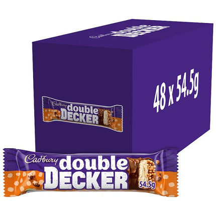 Double Decker Chocolate Bar 48 x 54.5g | Cadbury Double Decker