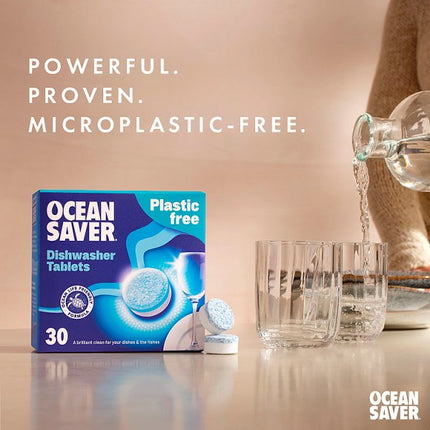 Eco Dishwasher Tablets 5 x 100 Pack | OceanSaver Plastic Free Dishwasher Tablets