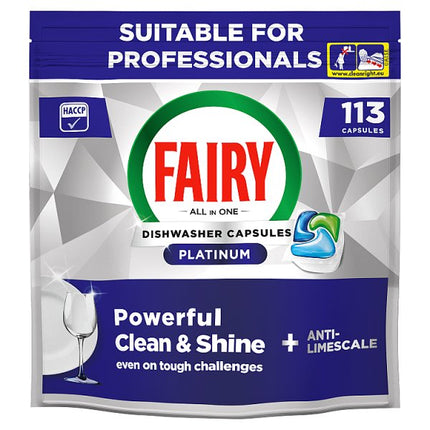Fairy Dishwasher Tablets 113 Washes | Platinum Dishwasher Tablets