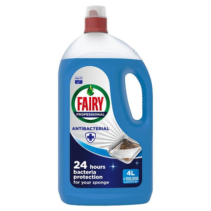 Fairy Washing Up Liquid 4L | Professional Antibacterial Formula