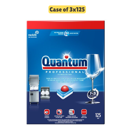 Finish Quantum Dishwasher Tablets 3 x 125 Tabs | Professional Formula
