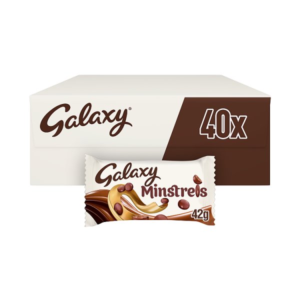 Galaxy Minstrels - Galaxy Minstrels Milk Chocolate Bag 40 x 42g
