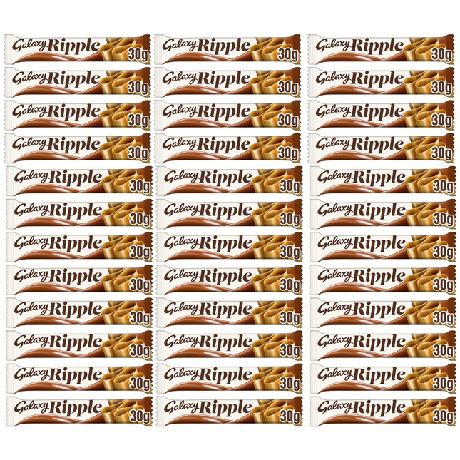 Galaxy Ripple Chocolate Bar 36 x 30g | Galaxy Ripple