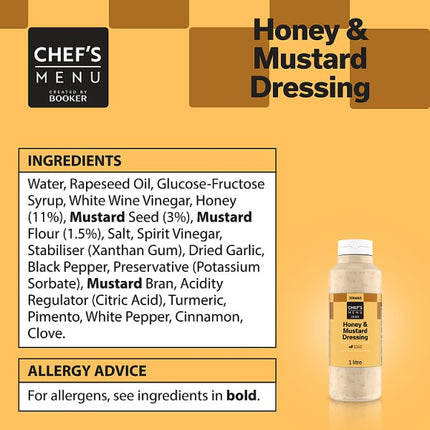 Honey Mustard Dressing | Chef's Menu 1 Litre