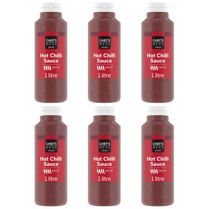 Hot Chilli Sauce | Chef's Menu Case of 6 x 1 Litre