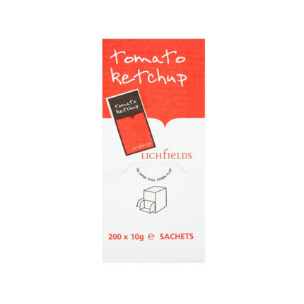 Ketchup Sachets | Lichfields Tomato Ketchup 200 x 9g