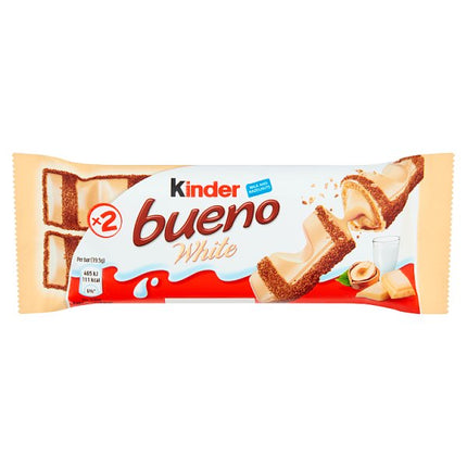 Kinder Bueno White Chocolate Bars 30 x 39g | Bueno White