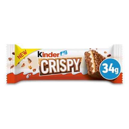 Kinder Crispy Chocolate Bar 14 x 34g
