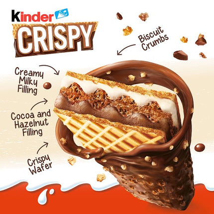 Kinder Crispy Chocolate Bar 14 x 34g