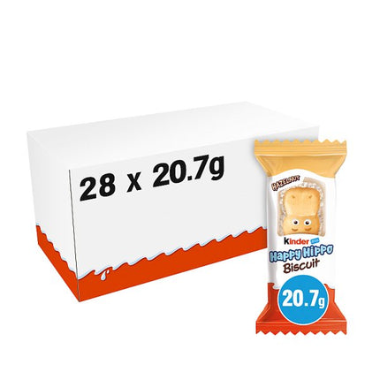 Kinder Happy Hippo Hazelnut Wafer Biscuit Bars 28 x 20.7g