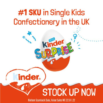 Kinder Surprise Chocolate Eggs With Toy Messages 36 x 20g
