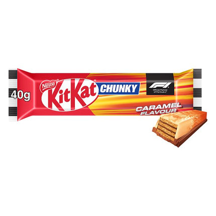 KitKat F1 Chunky Caramel Flavour Milk Chocolate Bar 40g