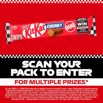 KitKat F1 Chunky Duo Milk Chocolate Bar Case of 24 x 64g