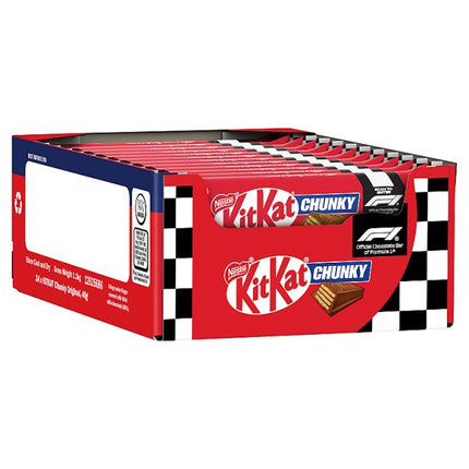 KitKat F1 Chunky Milk Chocolate Bar Case of 24 x 40g