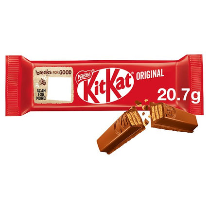 Kit Kat 2 Finger Milk Chocolate Biscuit Bar 72 x 20.7g