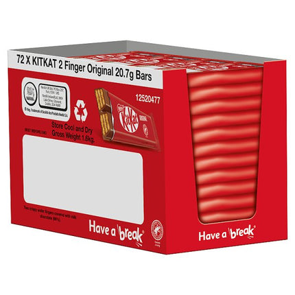 Kit Kat 2 Finger Milk Chocolate Biscuit Bar 72 x 20.7g