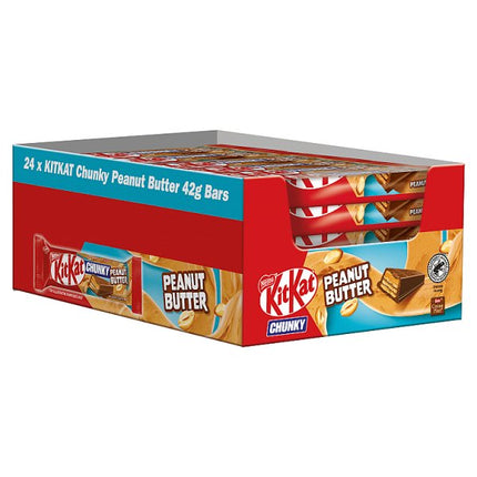 Kit Kat Chunky Peanut Butter Chocolate Bar 24 x 42g