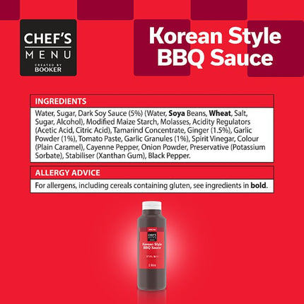 Korean BBQ Sauce | Chef's Menu 1 Litre