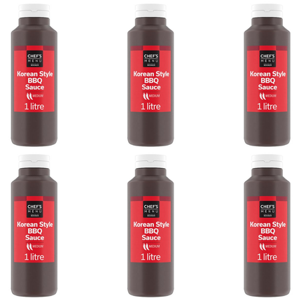 Korean BBQ Sauce | Chef's Menu Case of 6 x 1 Litre