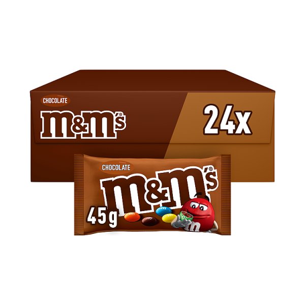 M&M's Chocolate Milk Chocolate Bites Bag 24 x 45g