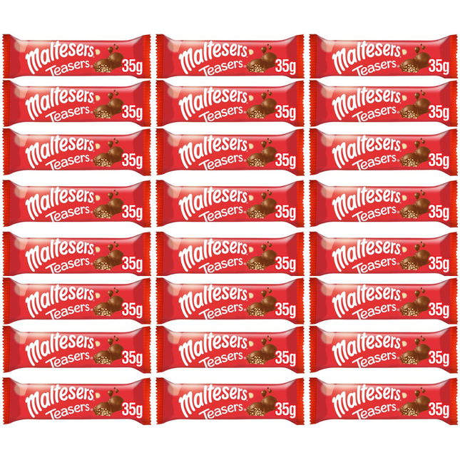 Maltesers Teasers Milk Chocolate Bar Case of 24 x 35g