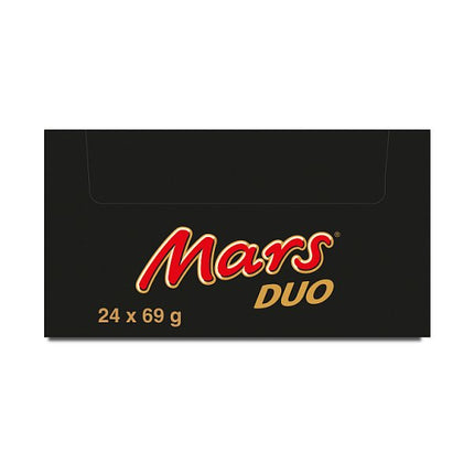 Mars Duo Caramel & Milk Chocolate Bar Case of 24 x 69g