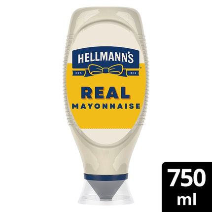 Mayonnaise | Hellmann's Real Squeezy 1  x 750ml