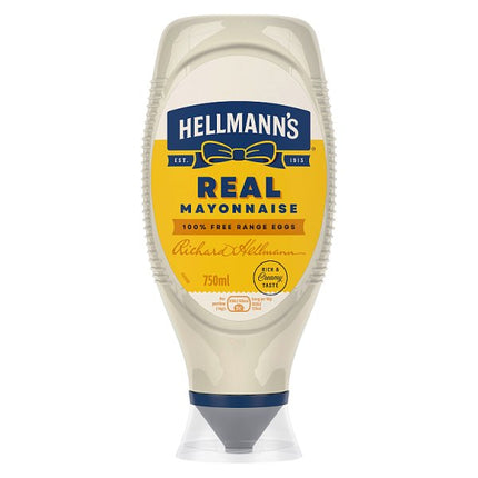Mayonnaise | Hellmann's Real Squeezy 1  x 750ml