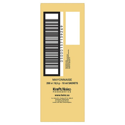 Mayonnaise Sachets | Heinz Smooth & Creamy 200 x 10ml
