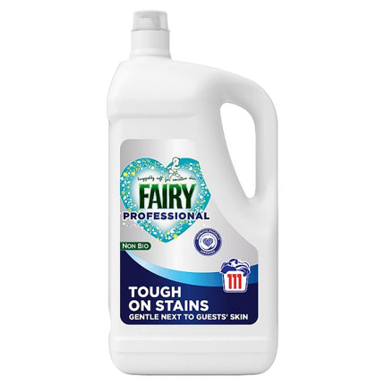 Non Bio Washing Liquid 4.995L | Fairy Professional 111 Washes