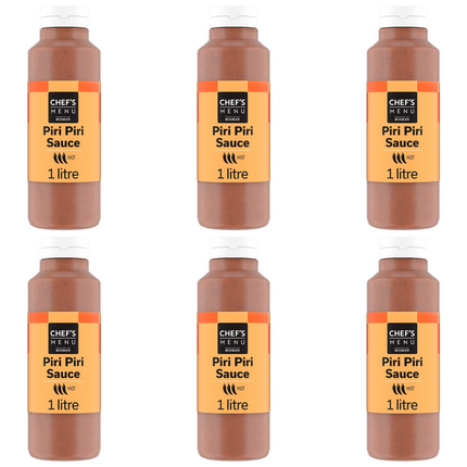 Piri Piri Sauce | Chef's Menu Case of 6 x 1 Litre