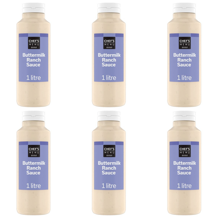 Ranch Sauce | Chef's Menu Buttermilk Case of 6 x 1 Litre