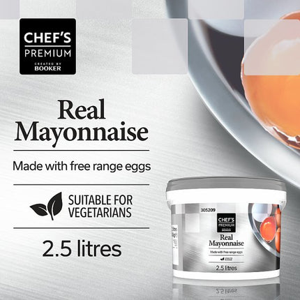Real Mayonnaise | Chef's Premium 2.5 Litres