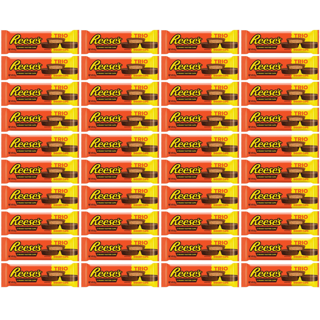 Reese's Peanut Butter Cups Trio 3 Pack Case 40 x 63g
